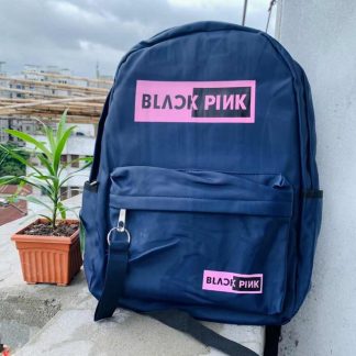 Black Pink Candy Color Backpack Shoulder Bag