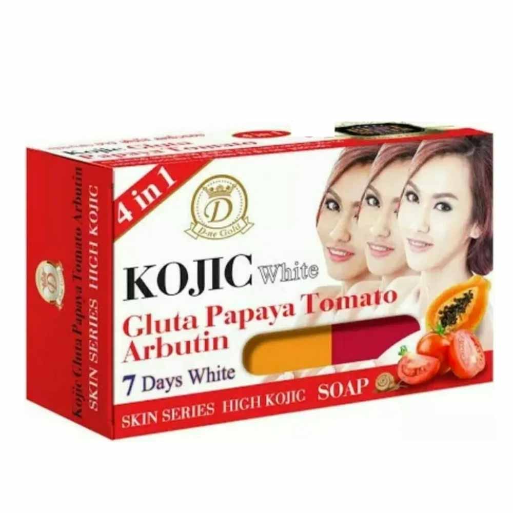 Kojic White Papaya Tomato Arbutin 7 Days Soap