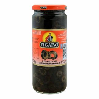 Figaro Sliced Black Olives -340g