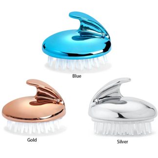 Mini Shampoo Brush Ergonomic Soft Silicone Comb for Dandruff Removal Hair Growth