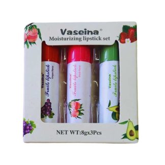 Vaseina Moisturizing Lipstick Set -3pcs