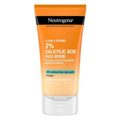 NEUTROGENA Clear & Defend 2% Salicylic Acid Face Scrub