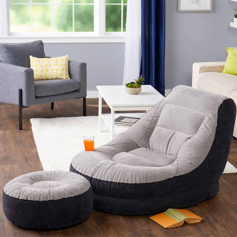 Intex Inflatable Ultra Lounge Sofa with Ottoman