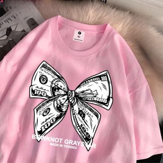 Dollar Drop Shoulder T-Shirt for Women