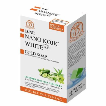 D-NE Nano Kojic White Gold Cucumber Soap-160g