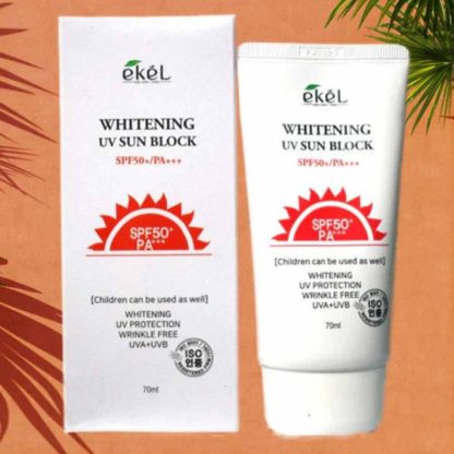 Ekel Whitening UV Sun Block SPF50+ PA+++ 70ml