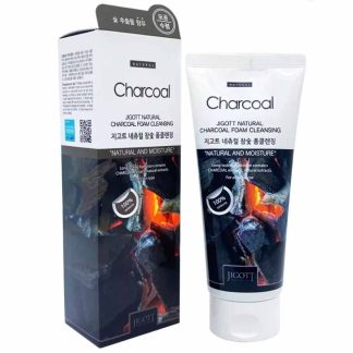 Jigott Natural Foam Cleansing 180ml Charcoal Foam Cleanser Cleansing Foam