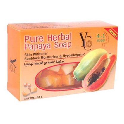YC Pure Herbal Papaya Soap 100g