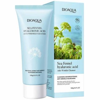 BIOAQUA Sea Fennel Hyaluronic Acid Facial Cleanser skincare Moisturizing Firming Brightening Face Wash Foam Face Cleanser