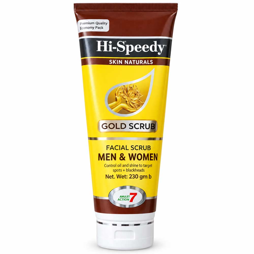 Hi Speedy Skin Naturals Gold Facial Scrub - 230gm