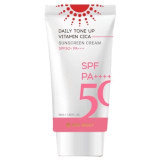 Pax moly Daily Tone Up Vitamin Cica SPF 50 Sunscreen Cream 50gm