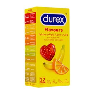 Durex Coloured & Flavoured Condoms Pack of 12
