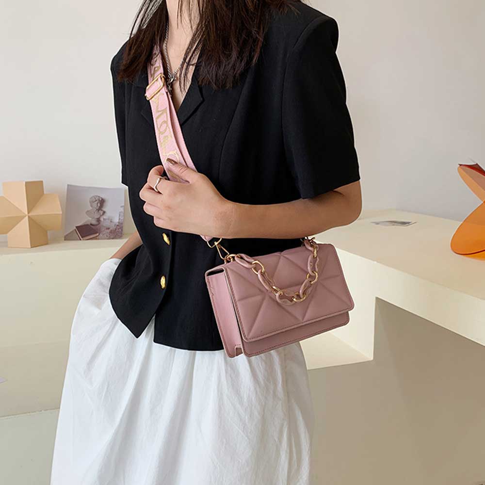 Japanese new trend shoulder bag chain casual simple handbag