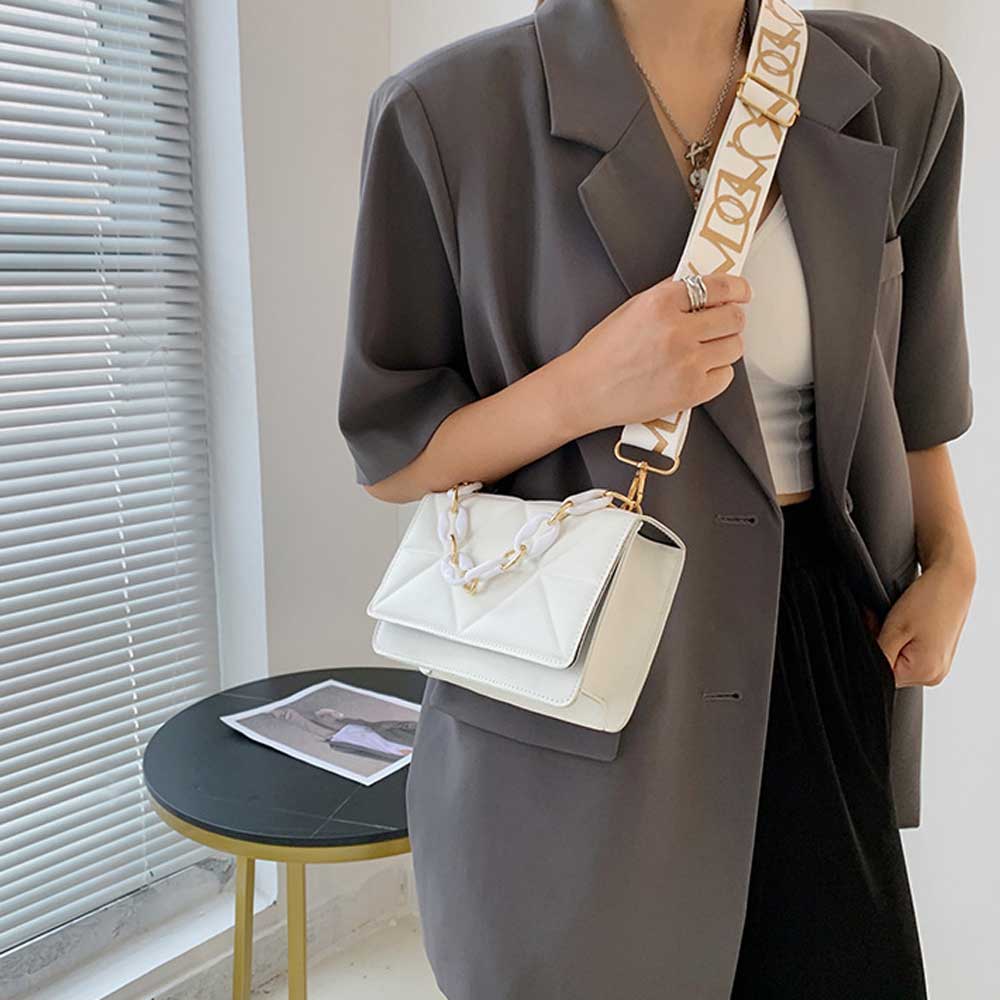 Japanese new trend shoulder bag chain casual simple handbag