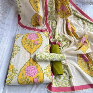 Block batik boutiques Three piece – 11