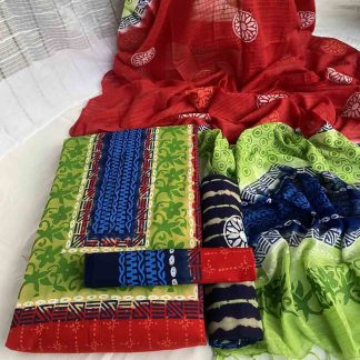 Block batik boutiques Three piece – 19