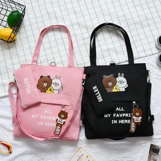 Women's Canvas Bags For Carrying Books Backpacks