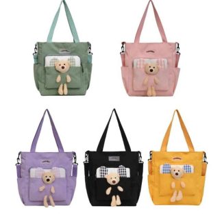 Stylish Cartoon Canvas Shoulder Bag