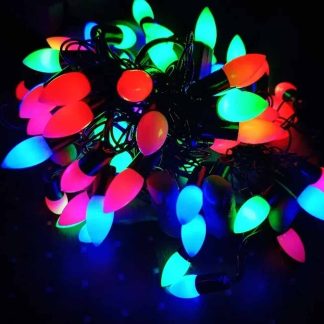 28 LED Rocket Shaped String Fairy Lights Multicolor