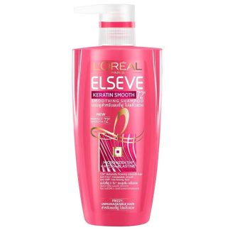 L'Oreal Paris Elseve Keratin Smooth 72h Smoothing Shampoo 410ml