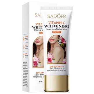 Sadoer Vitamin C Whitening SPF 20+ PA+++ Body Cream -100g