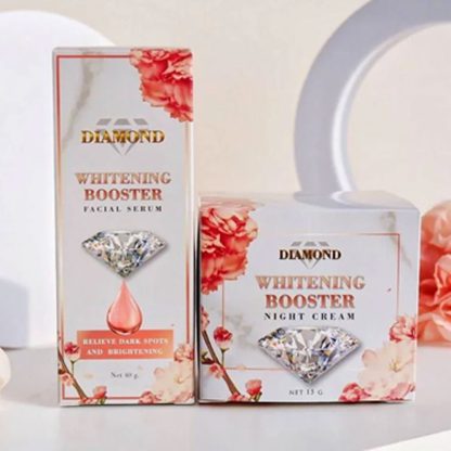Diamond Whitening Booster Night Cream & Serum Combo