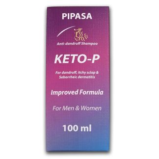 Pipasa Keto-P Improved Formula Anti-dandruff Shampoo for Men and Women -100ml