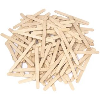 100 pcs wooden ice cream sticks