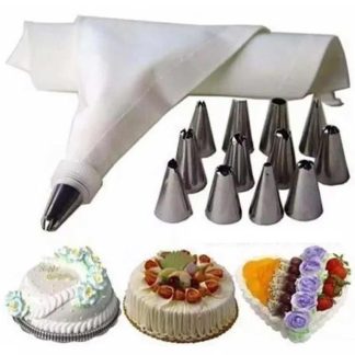 15 Pieces Cake Decorating Set Frosting Icing Piping Bag