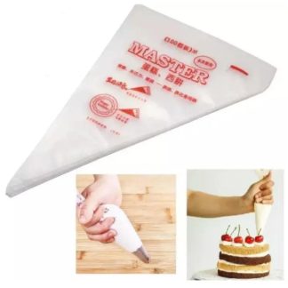 30 piece Plastic Piping Bags Cake Cream Decorating