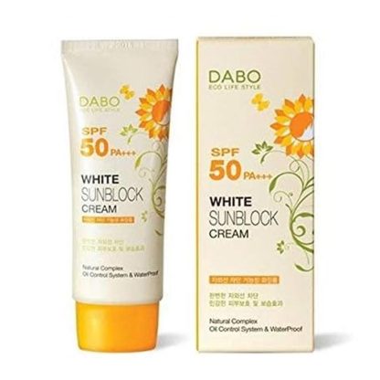 Dabo White Sunblock Cream Power Sun Shield SPF 50 PA+++