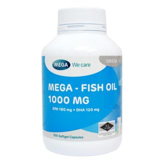 Mega We Care Fish Oil 1000 mg -200 Capsules