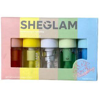 Sheglam Jelly Wow Hydrating Lip Oil Moisturizing Plumping Lip Gloss 5pcs Se