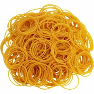 Thick Medium Elastic Rubber Bands Yellow - 200 Pcs