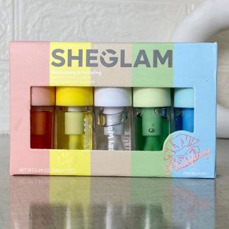 Sheglam Jelly Wow Hydrating Lip Oil Moisturizing Plumping Lip Gloss 5pcs Se