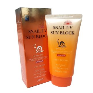 Jigott Snail UVA+UVB Sun Block SPF50+ PA+++ -70ml