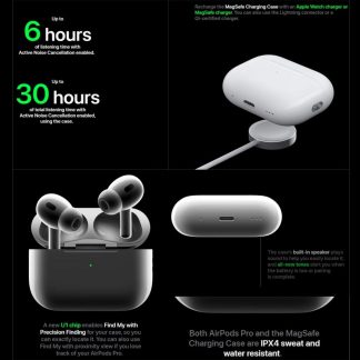 Apple Airpods Pro 2nd Gen Wireless Charging Bluetooth Headphone