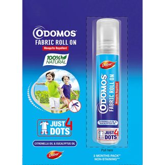 Odomos Mosquito Repellent Fabric Roll On - 8ml