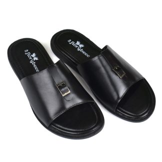 Men’s Leather Slide Sandal