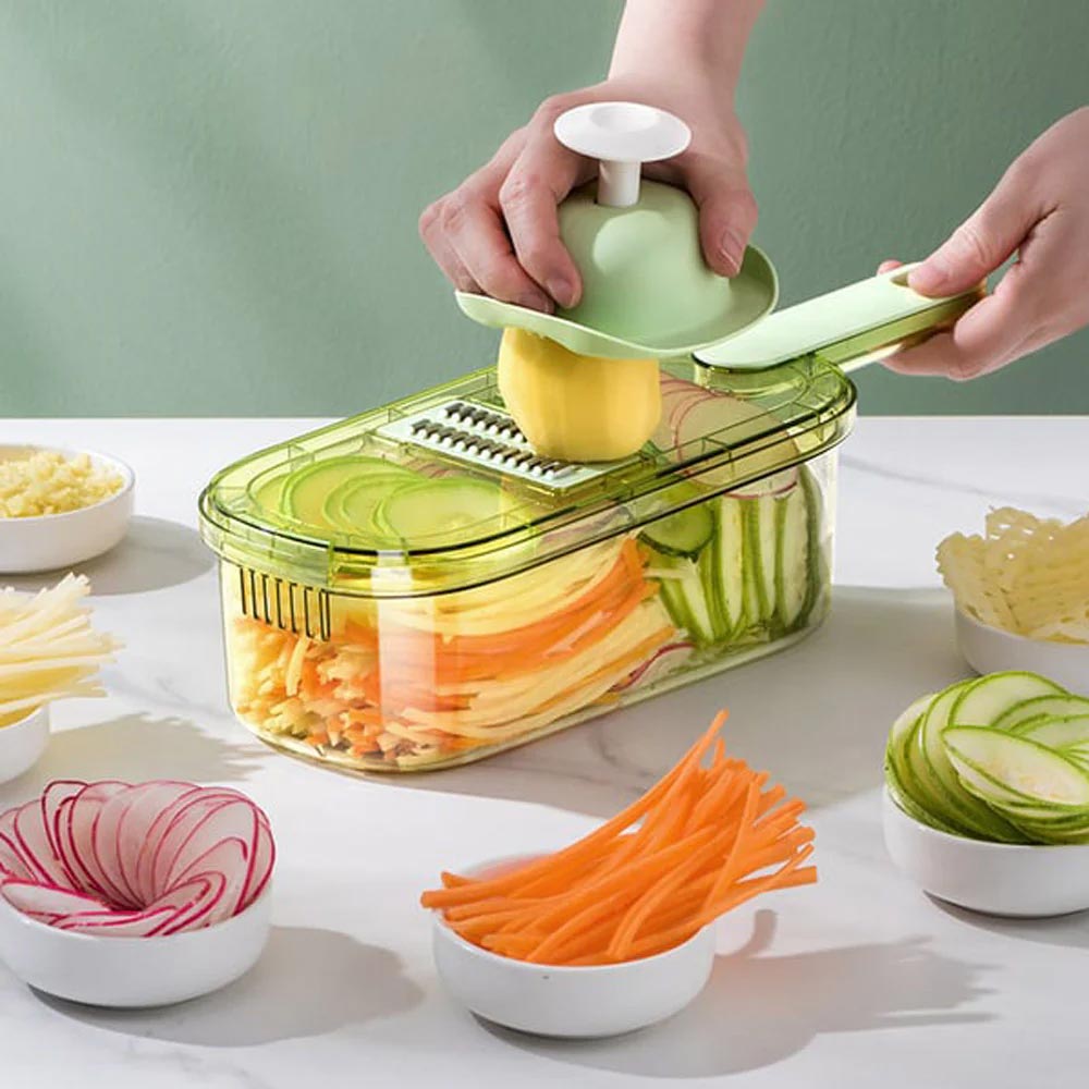 4 in 1 Veggie Slicer, Multifunctional Vegetable Cutter