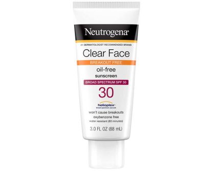 Neutrogena Clear Face Oil-Free Broad Spectrum SPF30 Sunscreen
