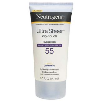 Neutrogena Ultra Sheer Dry-Touch Sunscreen SPF55