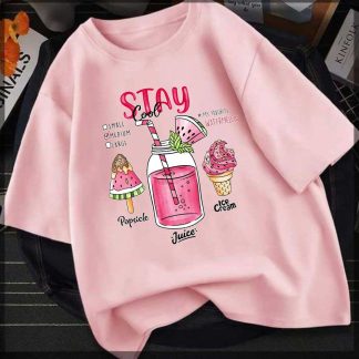 Stay Cool Oversized Drop Shoulder T-Shirt for Women