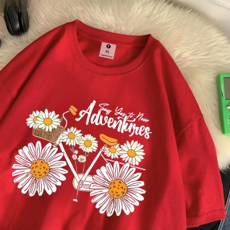 Adventures Oversized Drop Shoulder T-Shirt for Women