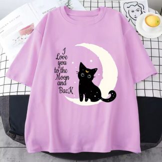 I love you to the moon and back oversize t-shirt