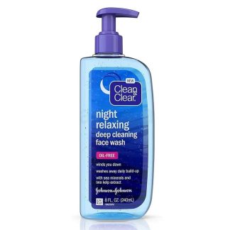 Clean & Clear Night Relaxing Deep Cleaning Face Wash (Oil Free)