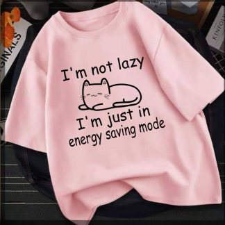 I'm not lazy oversize drop shoulder t-shirt