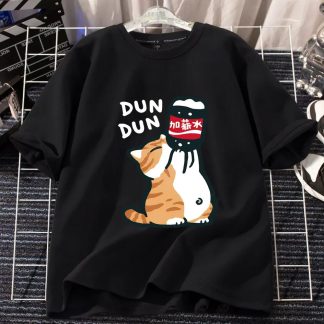 Dun dun oversize drop shoulder t-shirt