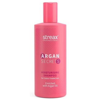 Streax Professional Argan Secrets Moisturising Shampoo for Color Treated Hair Enriched with Argan Oil