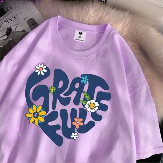 Grate Ful Oversize Drop Shoulder T-Shirt